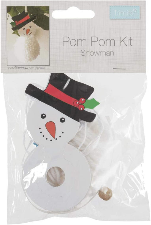 Make Your Own Pom Pom Snowman