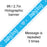 Baby Boy Holographic Foil Banner x 2.7m - Blue