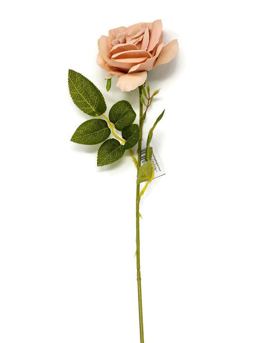 Single Stem Rose x 62cm - Mink Pink
