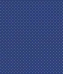 1 metre Polycotton Royal Blue Pin Spot Fabric x 112cm / 44"
