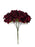 6 Wired Stem Rose Bundle x 27cm - Burgundy