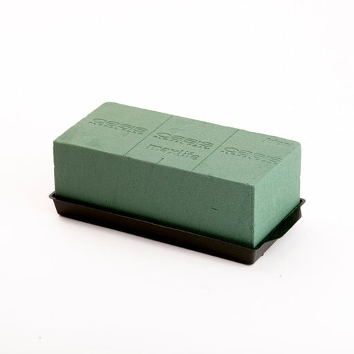 OASIS® Ideal Floral Foam Maxlife Brick in Tray - 25cm x 13cm x 9cm