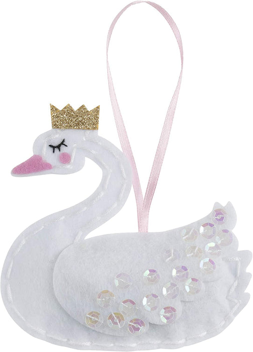 Make Your Own Felt Swan & Crown