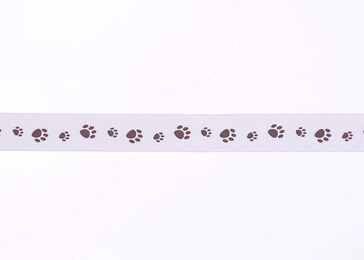 16mm Grosgrain Animal paw ribbon 20m Roll