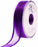 Purple 10mm Satin Edge Organza x 25m
