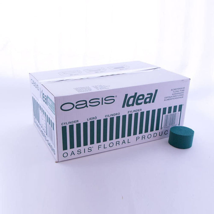 Full Box of  72 Oasis Wet Floral Cylinders 8 x 6cm