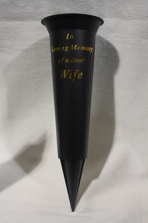 Grave Vase Spike In Loving Memory Wife