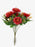 7 Stem Chrysanthemum & Seed Pod Bush x 28cm - Red