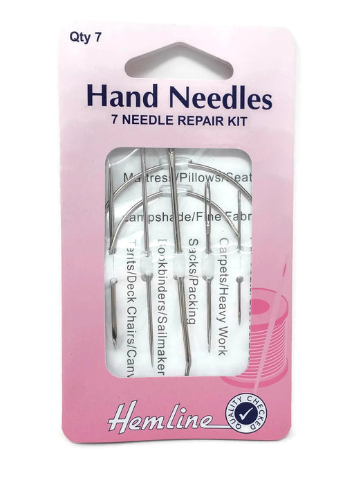 Hand Sewing 7 Needle Repair Kit