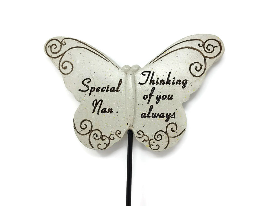 Butterfly Memorial Stick - Special Nan