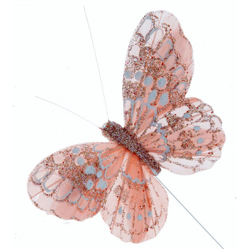 Feather Butterflies - Rose Gold