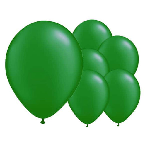 8 Balloons - 10" size - Emerald Green