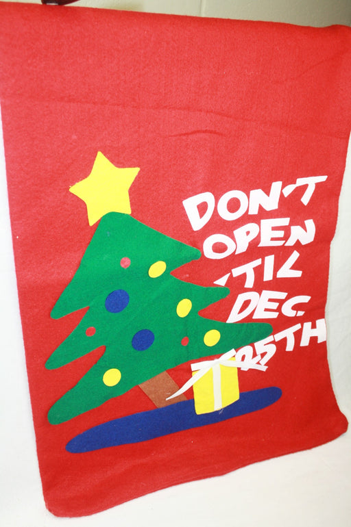 Large Red Felt Christmas Present Sack x 68cm 