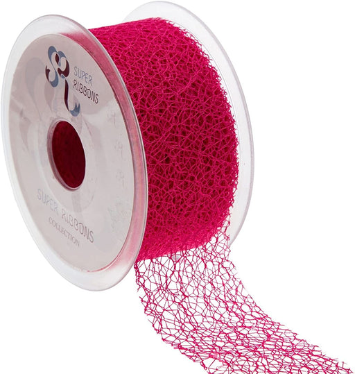 Web Ribbon - 50mm x 20m  - Cerise Pink