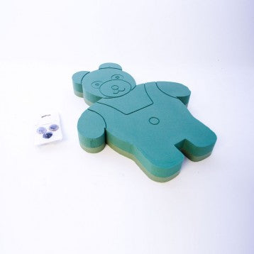 OASIS® FOAM FRAMES® Standing Teddy Bear with Eyes and Nose