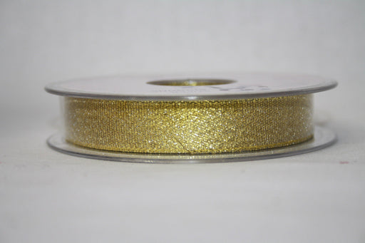 Gold Lurex Sparkle Ribbon 16mm x 20m