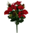 Red Poinsettia Carnation & Pine Cone Bush x 38cm