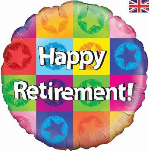 18" Foil Balloon - Happy Retirement 
