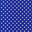 4mm Polka Dot Polycotton Fabric x 112cm - Royal