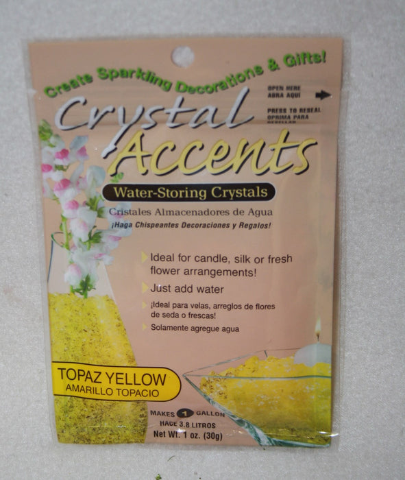 Yellow  Crystal Accents (30g)  