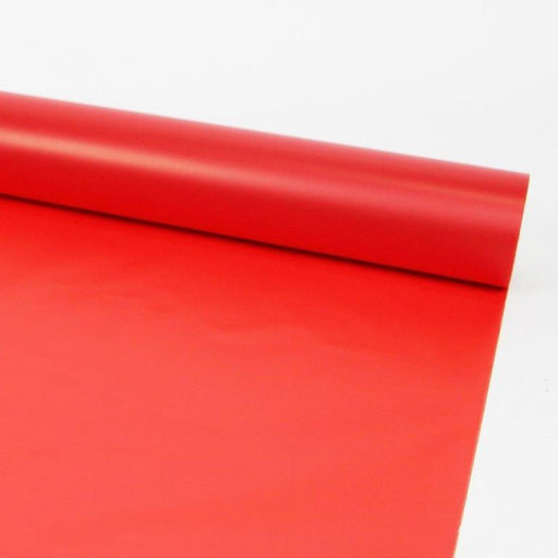 80m x 80cm Frosted Cellophane - Red