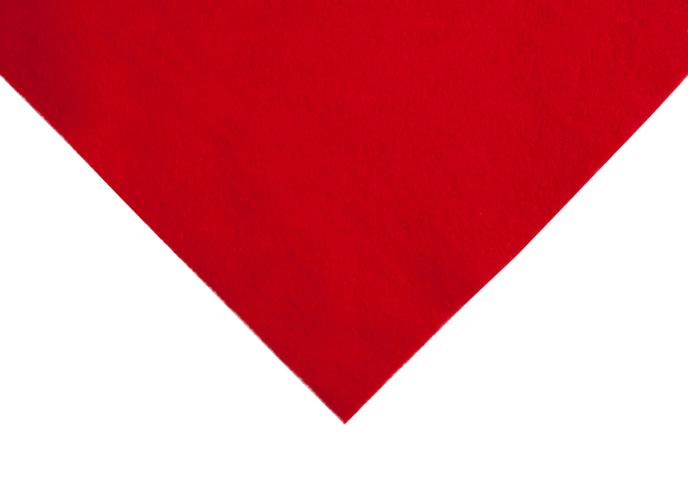 Acrylic Craft Felt Roll x 1m -  Red