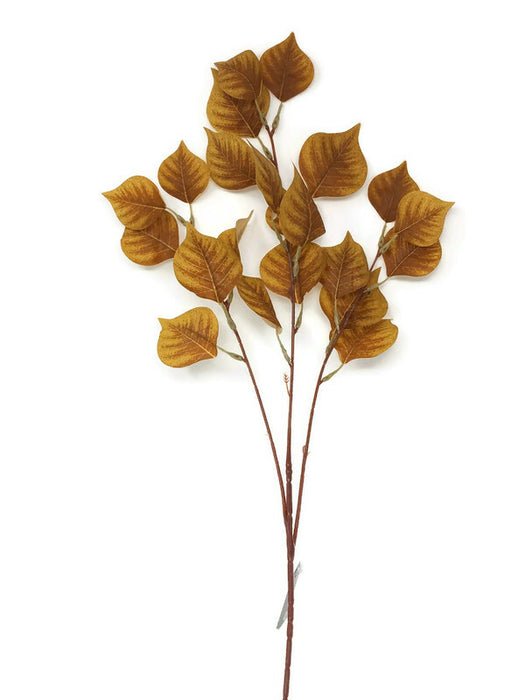 Autumnal Brown Leaf Spray x 75cm