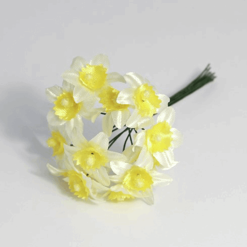 Miniature 12 Stem Yellow Daisy Bunch