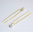 Pearled Cream & Gold Hair Pin - Pack of 12