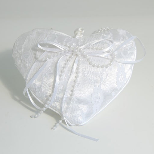 Ivory Heart Dolly Bag