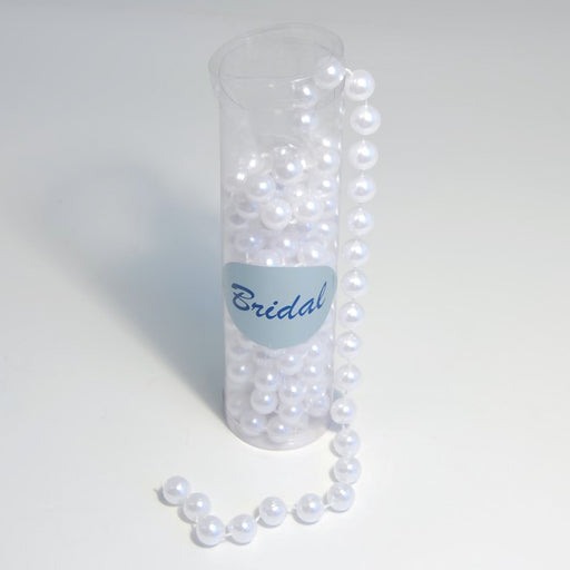 Pearl Bead Chain Garland, 3m x 14mm, White