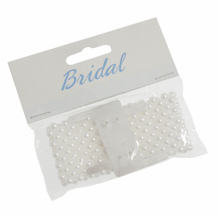 35mm White Corsage Bracelet - White