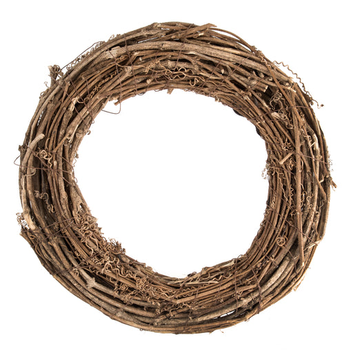 Natural  Willow Wreath Base: Willow - 30cm/11.8in