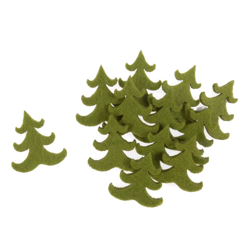 Craft Embellishment  Jewelled Christmas Trees - Pack of 12