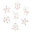 Craft Embellishment, Dotty Christmas, Pack of 7