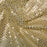 1 Metre Gold Sequin Jersey Fabric with 3mm Diameter Sequins