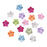 Craft Embellishments Jewel Flowers Pack of 49