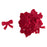 Flat Burgundy Claret Bows Pack of 70, 2.5cm approx