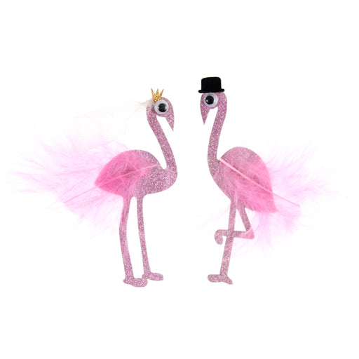 Sticker Embellishments Bridal Flamingo-  Pack of 2