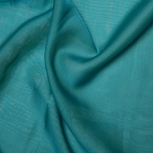 Chiffon Cationic Fabric x 145cm - Turquoise