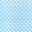 4mm Polka Dot Polycotton Fabric x 112cm - Pale Blue