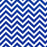 1m Chevron Polycotton Fabric - Royal Blue TILL CODE rchev
