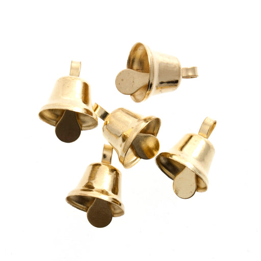 7 x Trimits Mini Liberty Bells - Gold