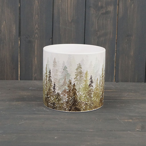 Mountainscape  Ceramic Pot (D13.8cm)