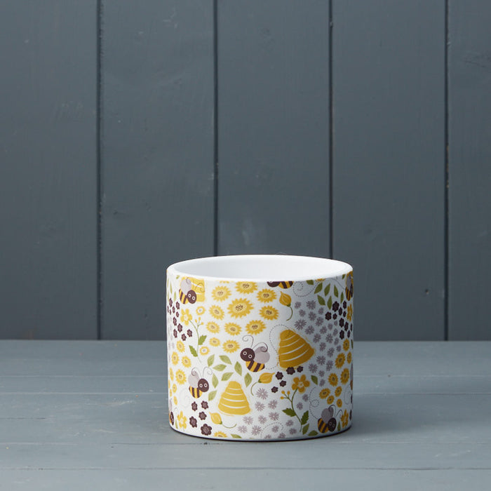Bee Ceramic Pot 12cm