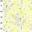 1 Metre Blossom on Lemon Yellow Background 100% Cotton Fabric x 110cm  Width stock location b3