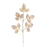 Gold Rose Leaf Spray x 6 Stems