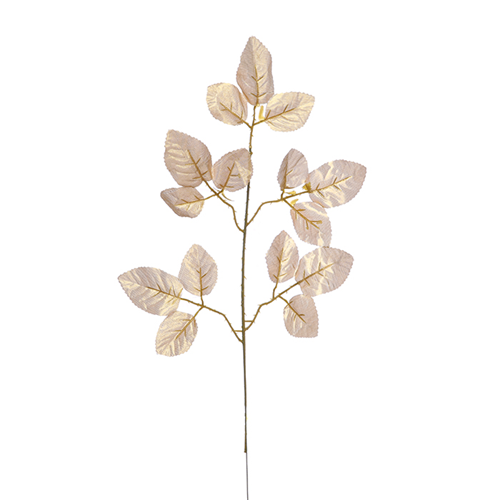Gold Rose Leaf Spray x 6 Stems