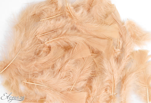 Craft Marabout Feathers Mixed sizes 3inch-8inch 8g bag - Blush