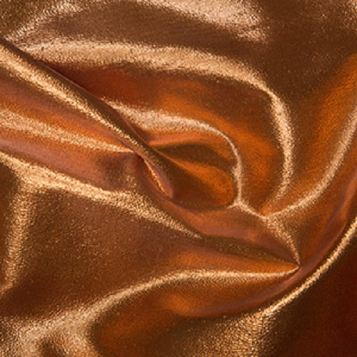 Metallic Paper Nylon Lame Fabric x 112cm - Copper